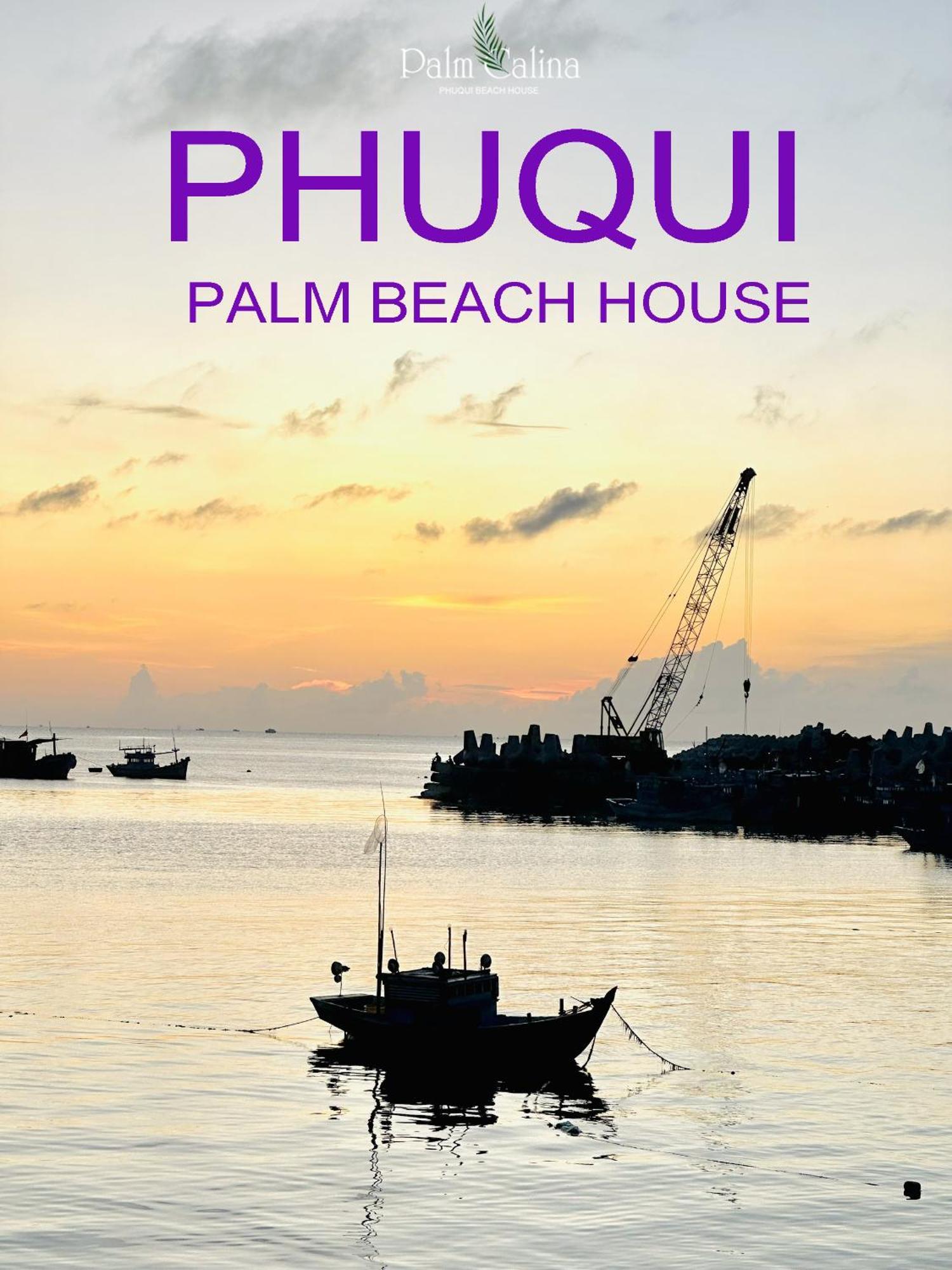 Palmcalina - Phuqui Beach House Cu Lao Thu Kültér fotó